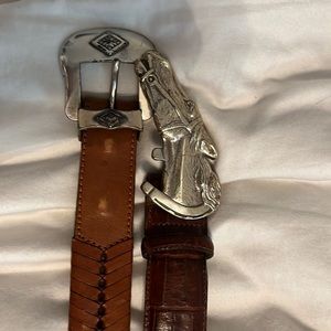 All leather belt